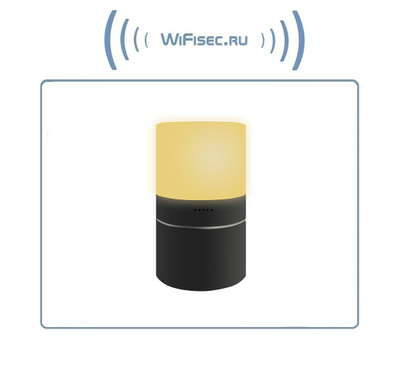 Мотризированная IP видеоняня WiFi (Настольная лампа с диммированием света и выбором цвета подсветки) с DVR, Full HD 2 Mp