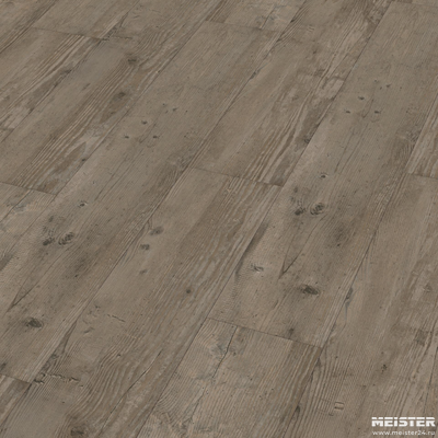 Виниловый пол Meister Серая лесная древесина 7330