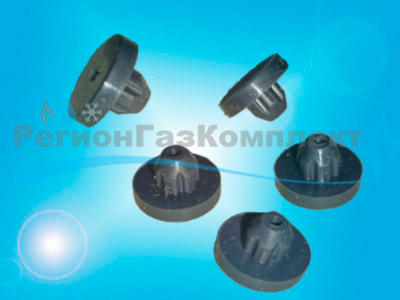 Резиновая опора на чугунную решетку стола DARINA, LERAN (BGС341 17 102) 5 шт.