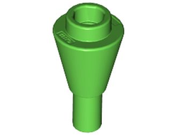 Cone 1 x 1 Inverted with Bar, Bright Green (11610 / 6331087)
