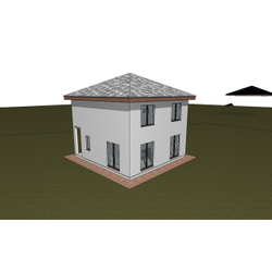 Двухэтажный дом с тремя спальнями 109м² (S105)