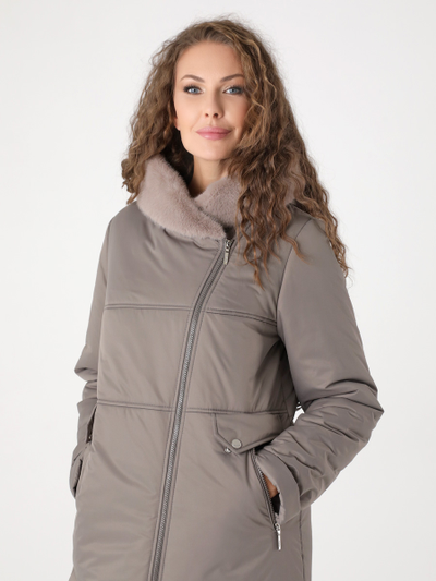 Пальто 24414 капучино ЗИМА