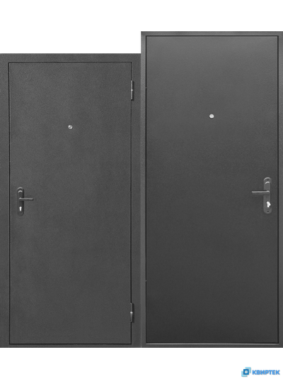 Дверь входная металлическая СТРОЙГОСТ 5 РФ Серебро металл/металл купить в Челябинске | КВИРТЕК