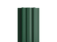 Штакетник металлический МП LАNE 16,5х99 0,4. Цвет Зеленый