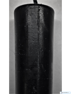 Свеча черная цилиндр 5 см (3 ч. горения).