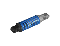 Technic, Shock Absorber 9L with Black and Light Bluish Gray Ends, Blue (79717c01 / 6364922)