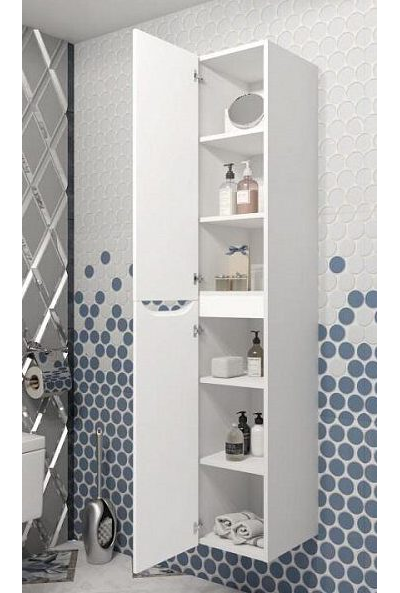 Пенал Opadiris Элеганс 30 белый матовый, левый