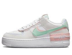 Кроссовки Nike Air Force 1 женские Shadow White Atmosphere Mint CI0919-117