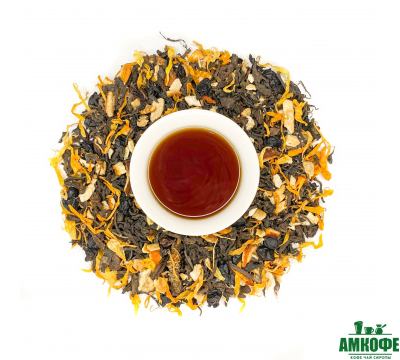 Пуэр Сочный мандарин, 100 гр.