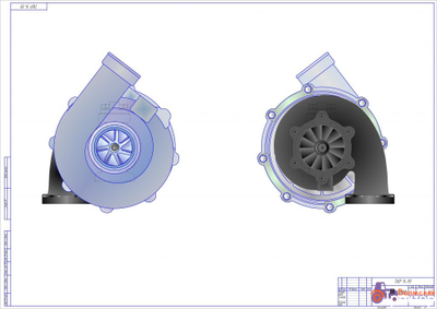 Турбокомпрессор для ЯМЗ-8501.10 - ТКР 9-19