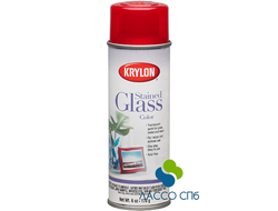 Krylon Stained Glass Red "Витраж" Красная краска для стекла 170 г