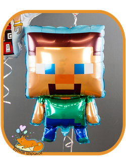 Воздушный шарик с гелием «Minecraft»