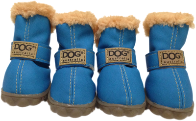 Ботинки для собаки DOG голубые