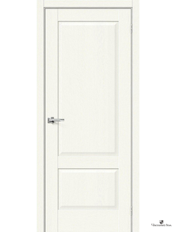 Дверь межкомнатная Эко Шпон Прима-12 White Wood
