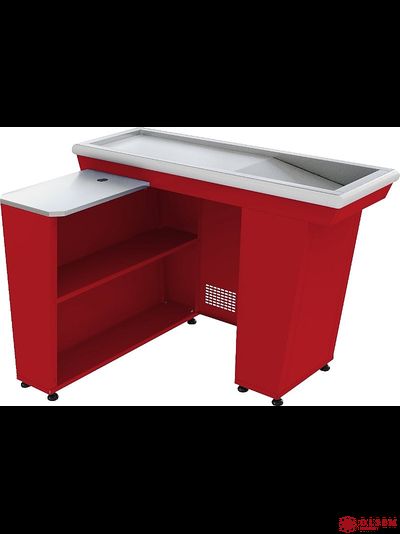 Кассовый бокс Марихолодмаш КБ-1,5-1Н одинарный накопитель (красный)