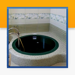 Облицовка бассейнов, купелей, саун