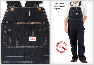 Комбинезон Round House® #966 Classic Blues жёсткий