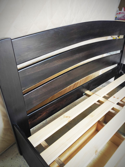 Кровать из массива сосны Prestige Lux с ящиками