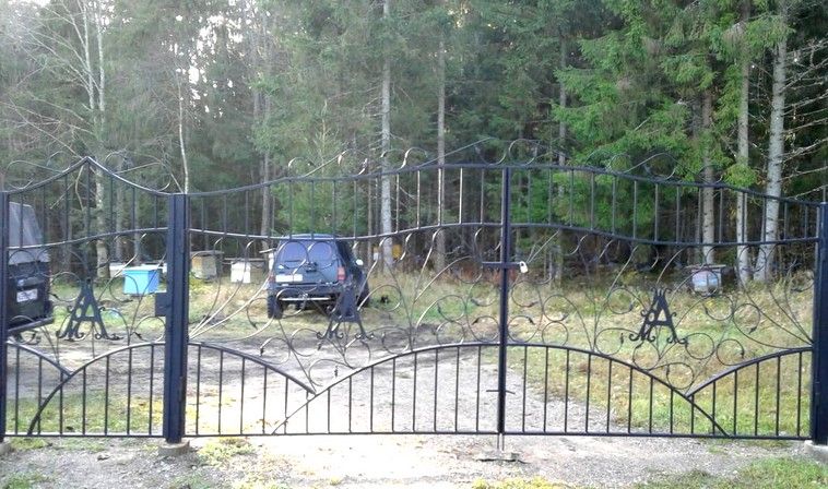 Ворота откатные и забор
