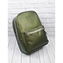 Женский кожаный рюкзак Albiate Premium gold kiwi (арт. 
3103-59)