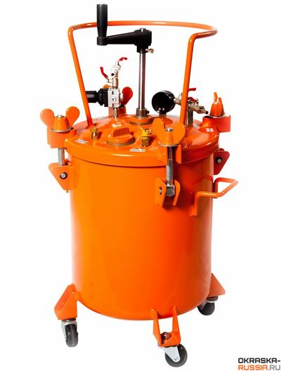 ASPRO-20L-R красконагнетательный бак с ручной мешалкой