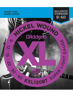 D'Addario EXL120BT Комплект струн для электрогитары