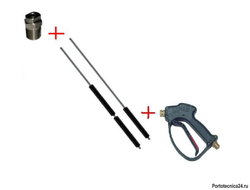 Распылительный пистолет в сборе с форсункой курок RL 26 М22х1,5ш  1200 мм.(Изогнутый)