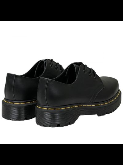 DR MARTENS 1461 BEX SMOOTH LEATHER SQUARE OXFORD BLACK
