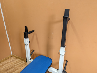 Стойка для жима со складной скамьей (ST-03)