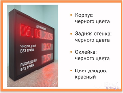 Электронное Табло уровня травматизма