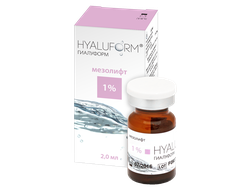 HYALUFORM mesolift 1 % /ГИАЛУФОРМ мезолифт 1 % , 2 мл флакон
