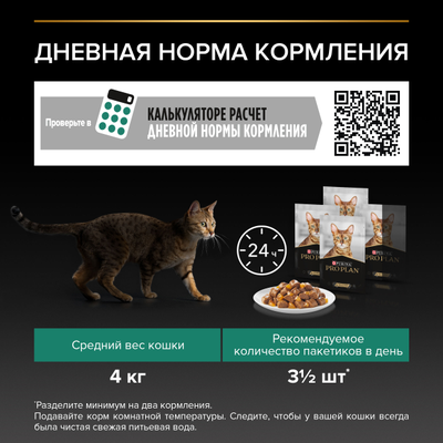 Pro Plan (ПроПлан) Adult влажный корм для взрослых кошек, Ягненок в желе, 85 г