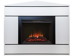 Угловой электрокамин Харис WT с очагом Sparta 25.5 LED