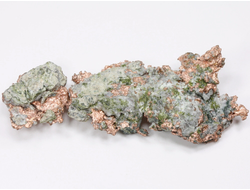 Медь самородная, коллекционный образец, США (75*30*10 мм, 43 г) №28732