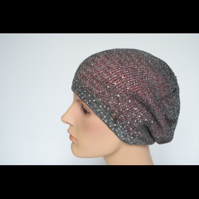 Vizio Италия 7079 берет серый с красным фото