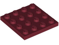 Plate 4 x 4, Dark Red (3031 / 4167500 / 4226508 / 4243840 / 4613268 / 6134368)
