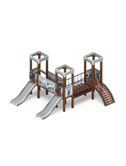 «Королевство» (Техно) ДИК 1.15.03-02 H=900 игровой комплекс