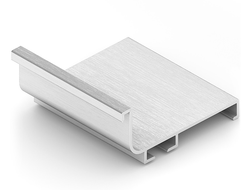 GOLA Профиль L для нижней базы, Серебро крацованное (brush polish), L=...мм  GA0779.VP410.SLXAN.CJ  ARISTO