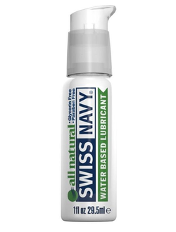 Гипоаллергенный лубрикант Swiss Navy All Natural Water Base Lubricant - 29,5 мл.