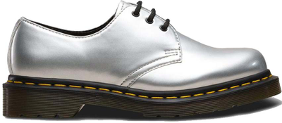 DR.MARTENS 1461 METALLIC CHROME PAINT SILVER