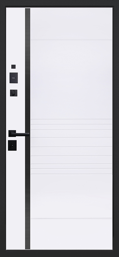 Стальная дверь   Обсидиан 3D (адаптированная замковая часть). Заказная модель.
