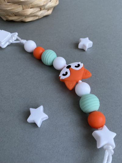 Держатель для пустышки Лисичка