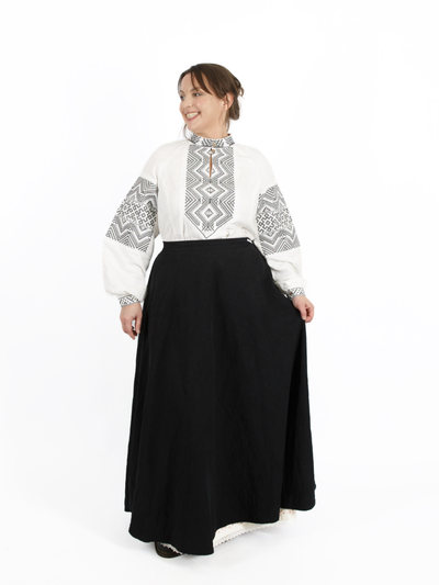 Юбка «Базовая» крапива черная