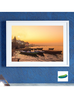 Постер «Закат. Варанаси».  Коллекция «Дивные города».