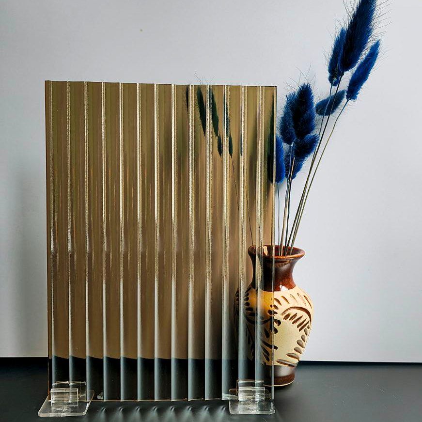 Стекло Флутс бронза