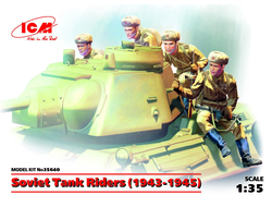 Сборная модель: (ICM 35640) Советский танковый десант (1943-1945 г.)