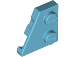 Wedge, Plate 2 x 2  Left, Medium Azure (24299 / 6296842)