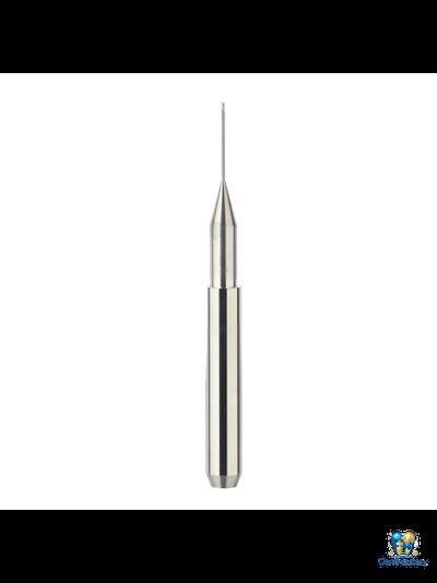 Фрезы для обработки PMMA, PEEK и воска (WAX) диаметрами 0.6–2.0 мм с хвостовиками 4 и 6 мм — совместимы со станками ARUM