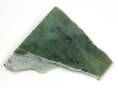 Нефрит, срез полировка с одной стороны, Восточный Саян, Южная Сибирь, Россия (62*62*12 мм, 45 г) №27429