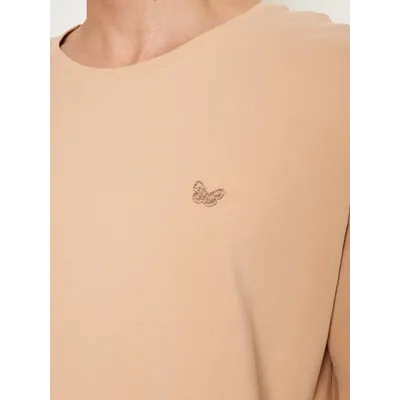 МУЖСКАЯ ФУТБОЛКА БЕЖЕВАЯ  "ВОЗДУШНАЯ"